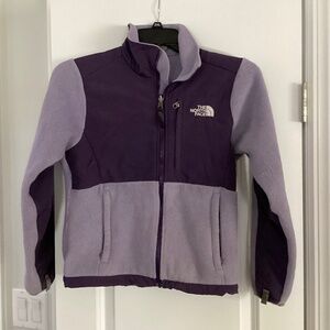 The North Face Woman Fleece Jacket Size XS Purple Zip